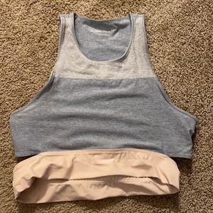 Outdoor Voices slashback crop top